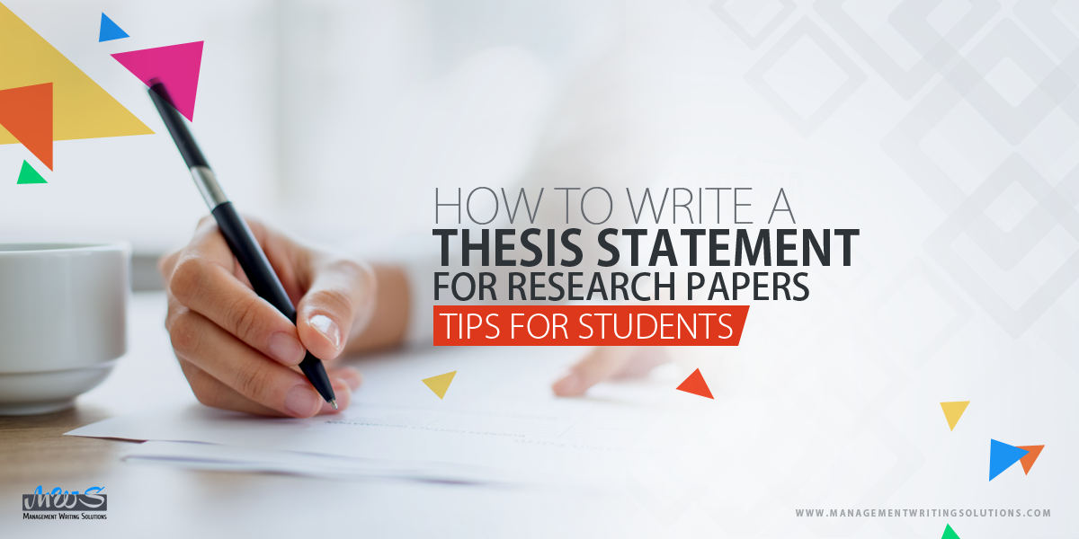 how to create a strong thesis statement