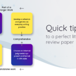 write a literature review